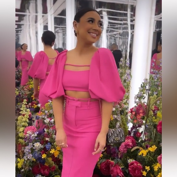 Brand new with tags ZARA pink skirt set size M - Picture 2 of 8